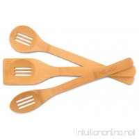 The Pampered Chef Bamboo Slotted Spoons Set - B004EFPO1M